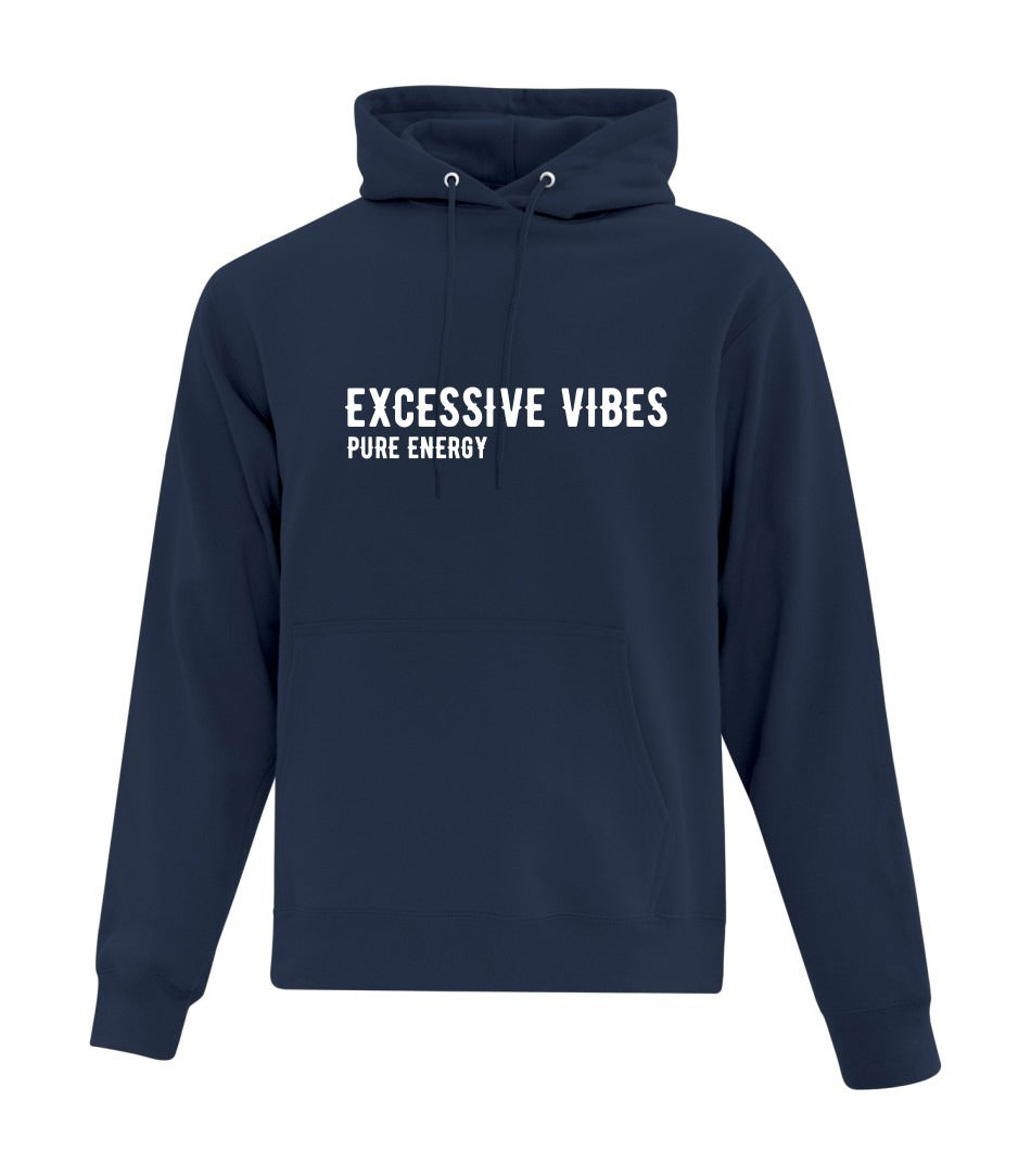 Excessive Vibes Hoodie - Navy Blue