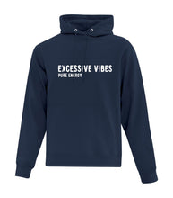 Load image into Gallery viewer, Excessive Vibes Hoodie - Navy Blue
