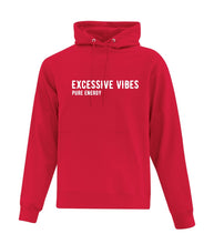 Load image into Gallery viewer, Excessive Vibes Hoodie - Rose Red
