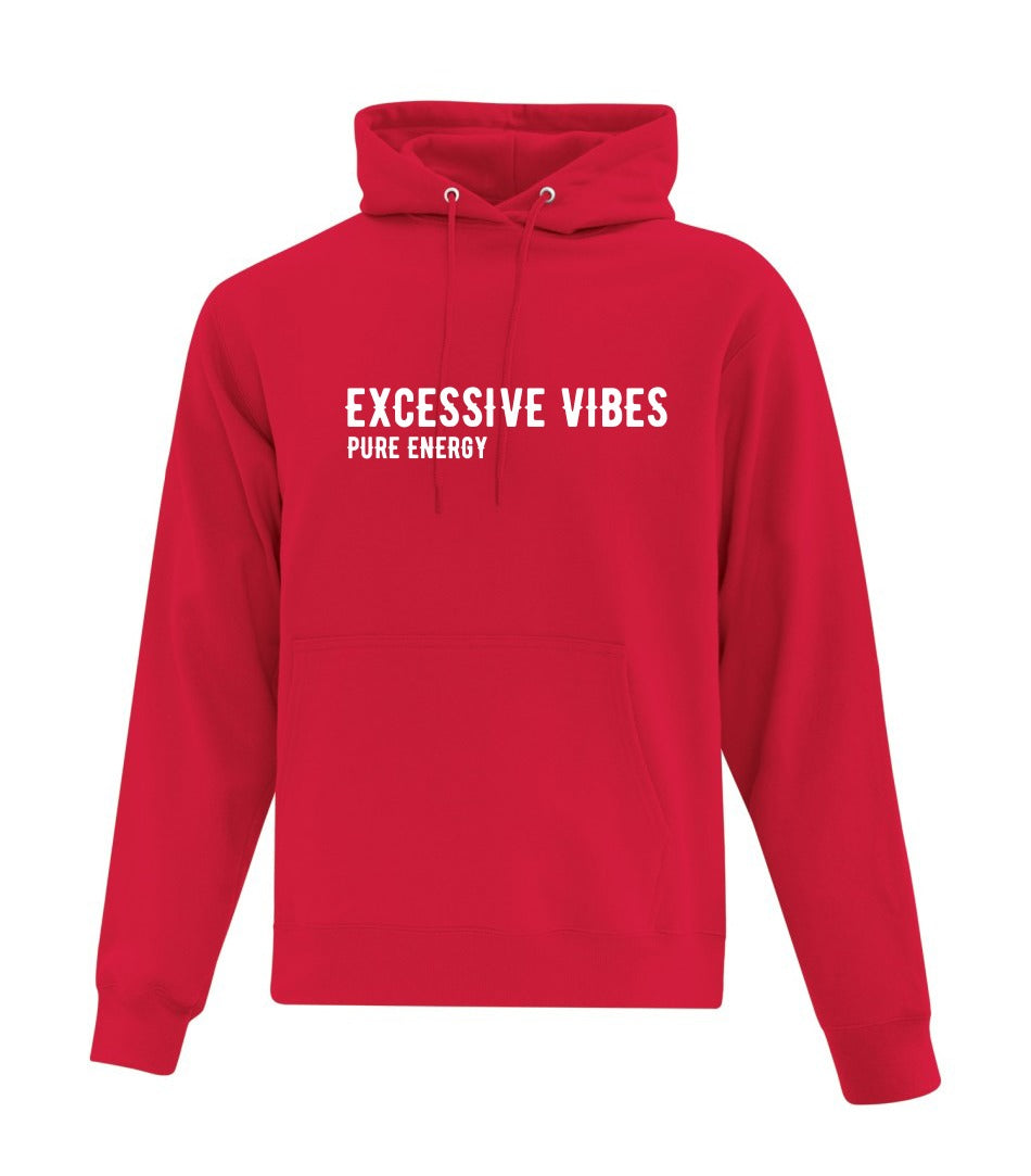 Excessive Vibes Hoodie - Rose Red